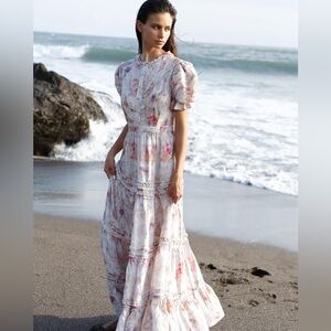 Ixiah Native Print Maxi Dress